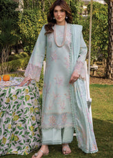 Florence By Rang Rasiya Embroidered Lawn 3 Piece Unstitched Suit RR25FS D-10 SHIREEN